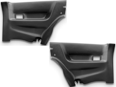 Revestimento lateral traseiro gol 95 04 jogo preto