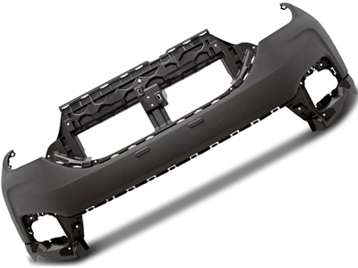 Parachoque dianteiro strada 20 preto text superior