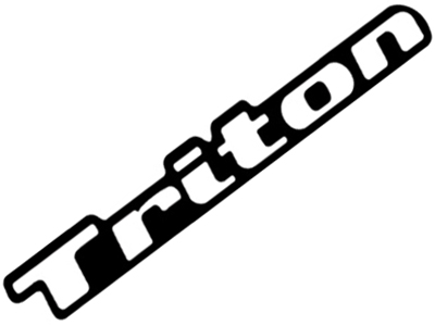 Emblema Resinado Triton Mitsubishi