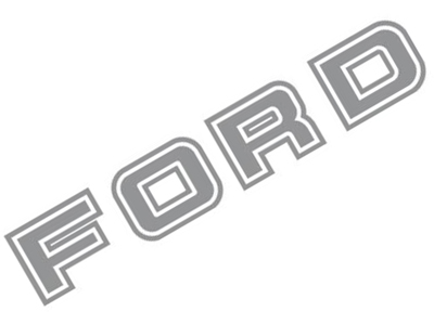 Adesivo ford f 1000 prata