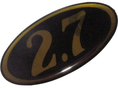 Emblema resinado 2 7 besta