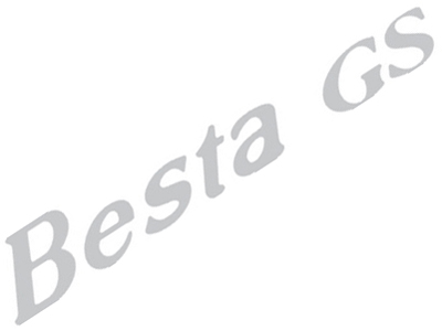 Adesivo besta gs mala prata