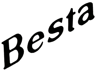 Adesivo besta lateral diant preto