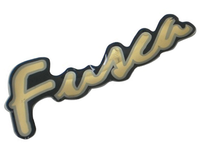 Emblema resinado fusca ouro