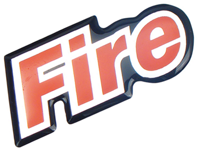 Emblema Resinado Fire Fiat