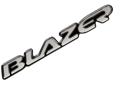 Emblema Resinado Blazer Prata