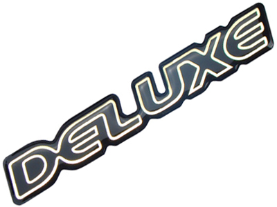 Emblema Resinado Deluxe Ouro Chevrolet