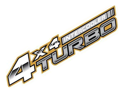 Adesivo 4x4 Turbo Intercooler Hilux