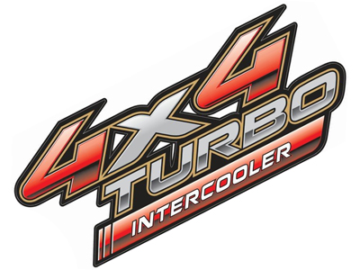 Adesivo 4x4 Turbo Intercooler Hilux