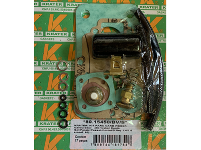 Kit carburador webber gol passat corcel 450 duplo