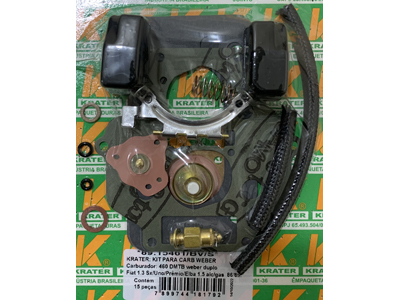 Kit carburador webber uno premio elba 460 dmtb duplo