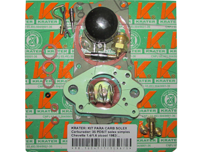 Kit Carburador Exportação Solex Chevette 1.4/1.6 (Simples)