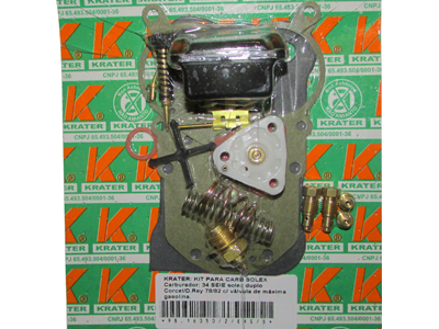 Kit Carburador Exportação Solex Corcel/Del Rey (Duplo)