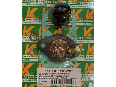 Kit Carburador Solex Fusca/Brasilia/Kombi (30 PIC, Simples)
