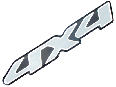 Emblema Resinado 4x4 Prata Chevrolet