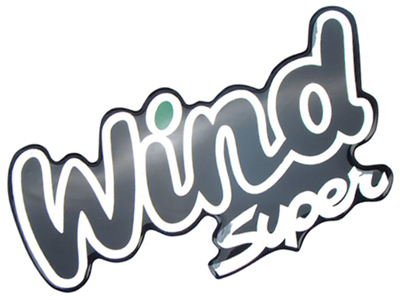 Emblema resinado wind super chevrolet