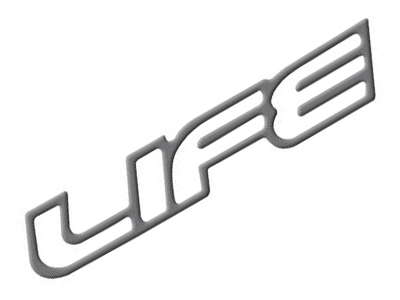 Emblema Resinado Life Corsa/Celta (Grafite)