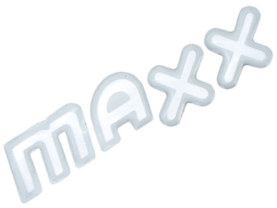 Emblema Resinado Maxx Corsa (Prata)