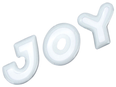 Emblema Resinado Joy Corsa (Prata)