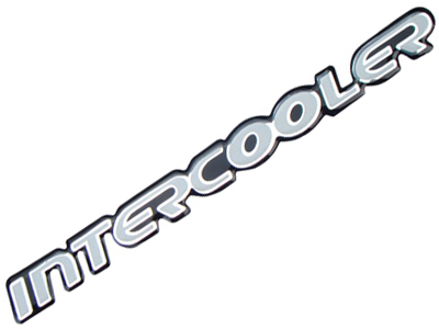 Emblema resinado intercooler chevrolet
