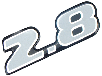 Emblema resinado 2 8 chevrolet