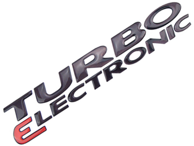 Emblema resinado turbo eletronic s 10 blazer grafite