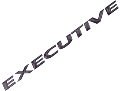Emblema Resinado Executive S-10/Blazer (Grafite)