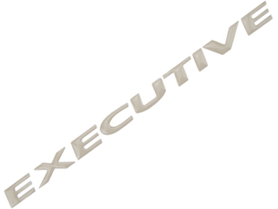 Emblema Resinado Executive S-10/Blazer (Prata)