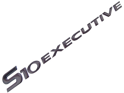 Emblema resinado s 10 executive grafite