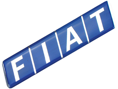 Emblema resinado fiat mala