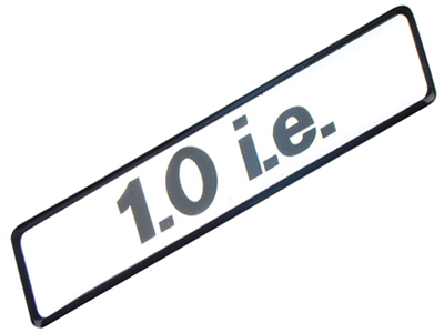 Emblema resinado 1 0 i e fiat