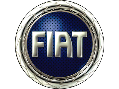 Emblema Resinado Calota Fiat Azul (Jogo - 48mm)
