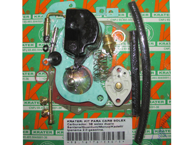 Kit carburador exportacao solex santana monza 3e duplo