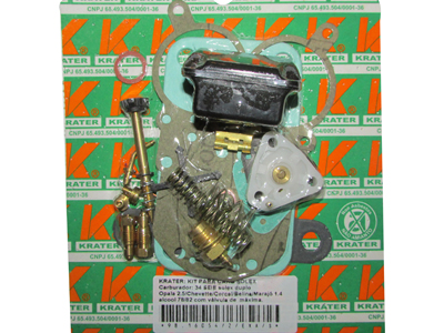 Kit carburador exportacao solex chevette corcel duplo