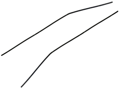 Friso Teto/Pingadeira Uno 84/14 4P (Preto - 2 Peças)