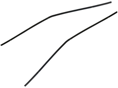 Friso Teto/Pingadeira Uno 84/14 2P (Preto - 2 Peças)