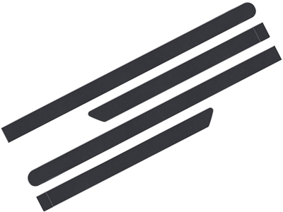 Friso Lateral Classic 10/ (Preto - Largo - 4 Peças)