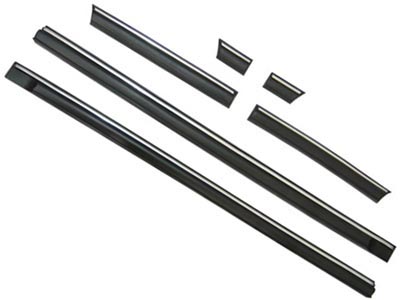 Friso Lateral Santana 85/90 2P (Preto - 6 Peças)