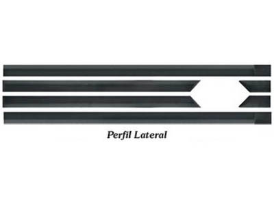 Friso Lateral Palio Week Adventure /00 4P (Preto - 6 Peças)