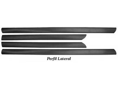 Friso lateral strada adventure 08 11 preto 4 pecas