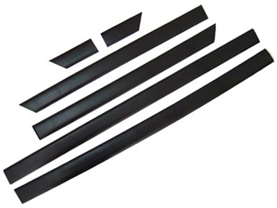 Friso Lateral Escort 97/ 4P (Preto - 6 Peças)