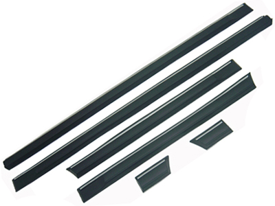 Friso Lateral Santana 85/90 4P (Preto - 6 Peças)