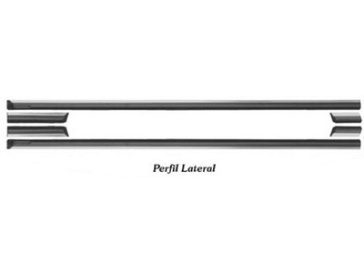 Friso lateral corcel ii 79 85 preto c friso 6 pecas