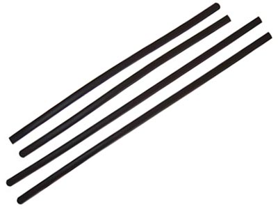 Friso Lateral Corsa /97 4P (Preto - Estreito - 4 Peças)