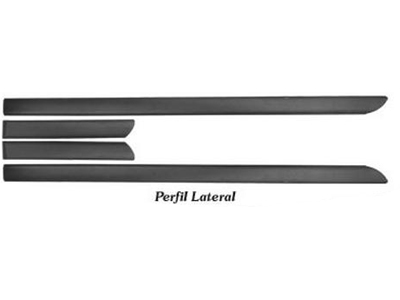 Friso Lateral Celta 07/ 2P (Preto - 4 Peças)