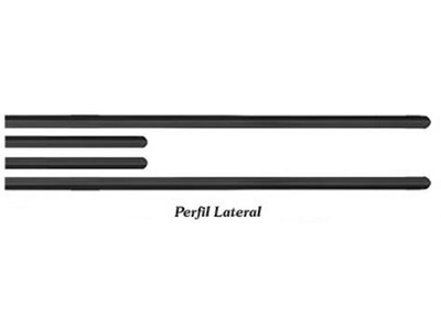 Friso lateral montana 04 09 preto 4 pecas