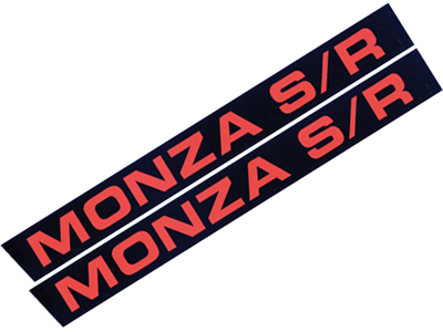 Emblema friso monza s r vermelho