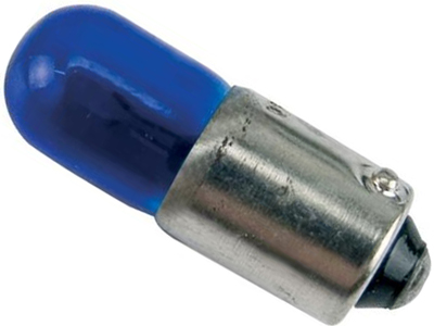 Lampada 1 polo azul 12v 4w