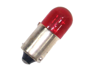 Lampada 1 polo vermelha 12v 4w