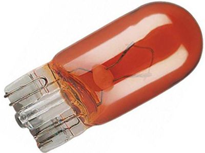 Lâmpada Esmagada Grande W5W Âmbar (12V - 5W)